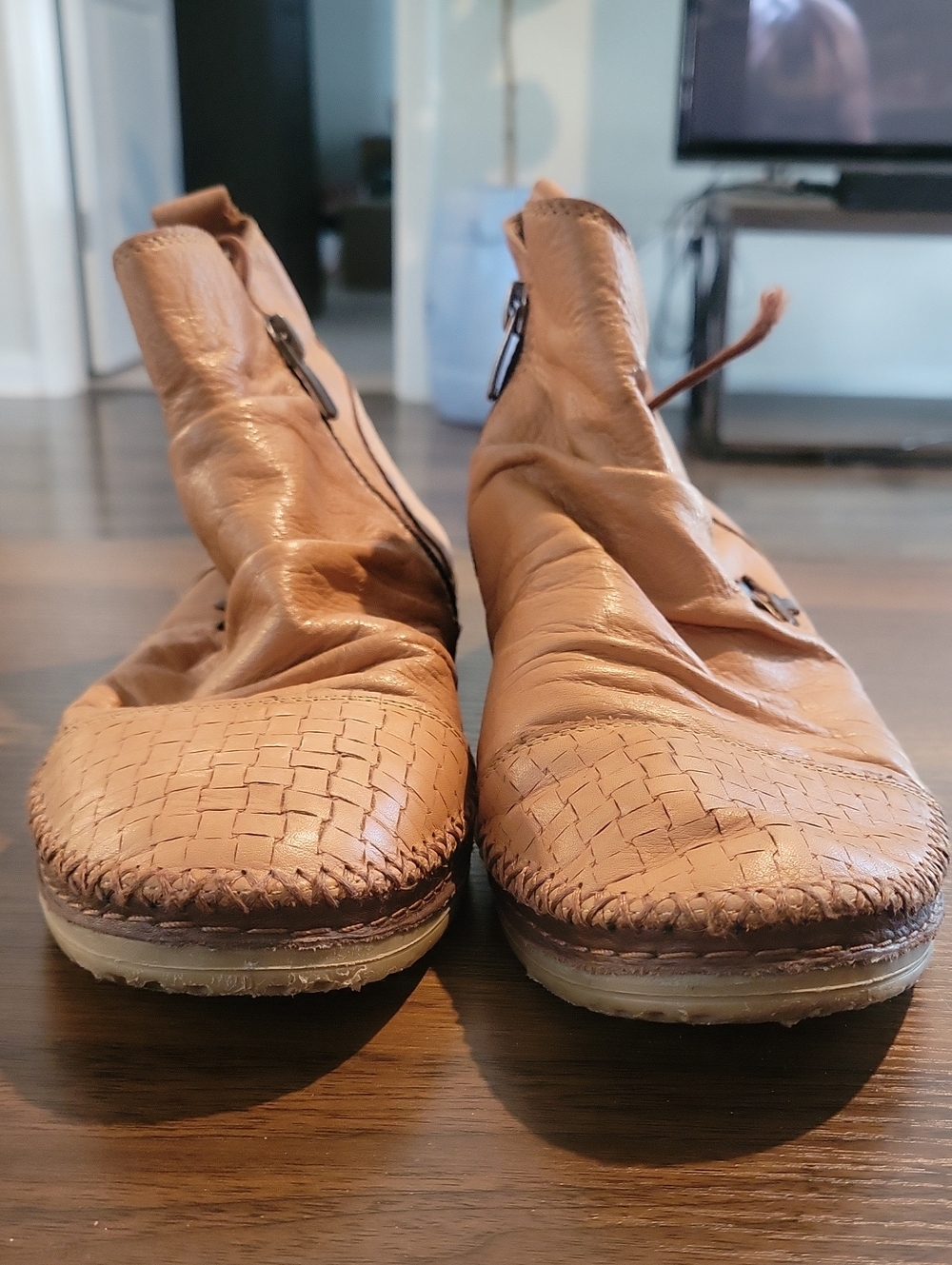 Spring Step Style, POMEROYA leather bootie Camel SZ 39 - Picture 6 of 9
